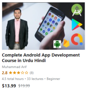 Complete Android App Development Course in Urdu Hindi