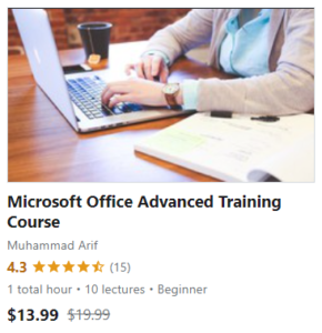 Microsoft Office Advanced Training Course